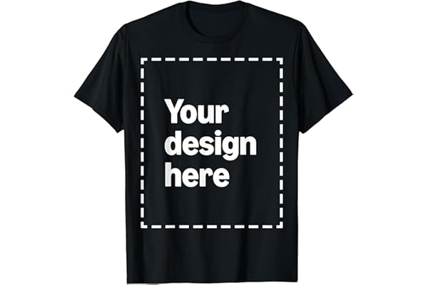 Custom T-Shirt with Your Image for Men, Women and Kids by Modify by Amazon Merch on Demand