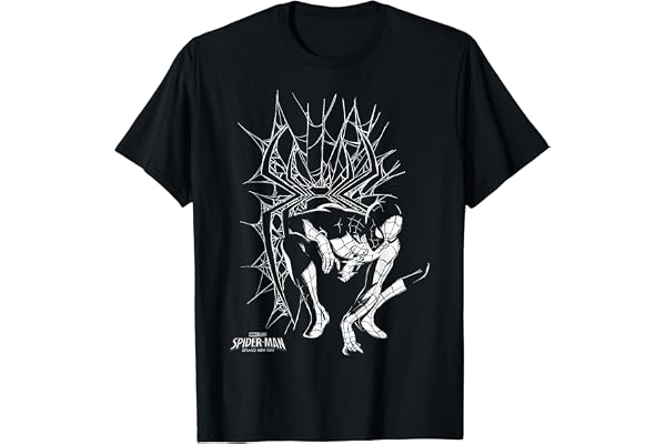 Marvel Spider-Man: Day Spiderman Crouch Silhouette T-Shirt